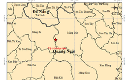 Liên tiếp 7 trận động đất ở Quảng Ngãi trong rạng sáng 13/10