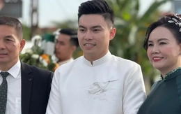 Hình ảnh chồng Đỗ Thị Hà tại lễ ăn hỏi