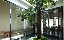 Nhà 120m2 với giếng trời thích nghi khí hậu khắc nghiệt