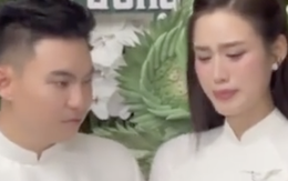 Hoa hậu Đỗ Hà khóc nức nở khi nghe bố chồng chủ tịch nói điều này trong đám cưới