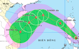 Bão Fengshen giật cấp 10, vào Biển Đông chiều tối nay