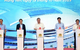 Tổng Bí thư Tô Lâm dự lễ khởi công xây dựng sân vận động tiên tiến hàng đầu thế giới