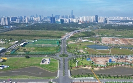 Cận cảnh đường Liên Phường sắp về đích, giảm áp lực giao thông khu Đông TP.HCM