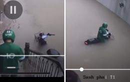 Nhà máy xe ở Hà Nội có xe điện 'tàu ngầm' rẻ hơn Vision, ngập gần hết yên nhưng Grab vẫn bon bon ship đồ