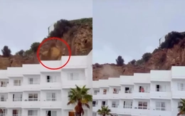 Sạt lở ập xuống khách sạn, nhiều người hoảng loạn tháo chạy