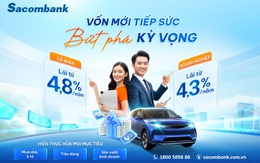 Sacombank tung gói vay 40.000 tỷ đồng lãi suất từ 4,3%/năm – tiếp sức tài chính cho cá nhân và doanh nghiệp