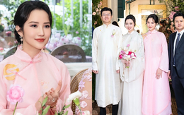 Nhan sắc bà xã Phan Thành trong lễ cưới của em chồng thiếu gia và tiểu thư nghìn tỷ