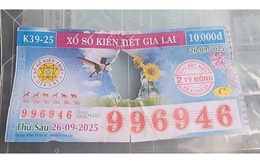 Vé số trúng 2 tỉ đồng bị rách: Động thái bất ngờ của Công ty XSKT Gia Lai