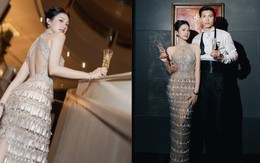 Ngắm bóng lưng đậm chất "điện ảnh" của tiểu thư Doãn Hải My, netizen tấm tắc: Văn Hậu đúng sang vì vợ!