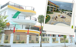 Khu đông dân nhất Hà Nội có 1 trường mầm non, phụ huynh nhìn khoảng sân thôi đã thích mê: Các con tha hồ vui chơi, chạy nhảy!