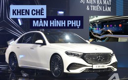 Mercedes-Benz E-Class thêm màn hình ghế phụ: Chuyên gia nói dễ mất tập trung, chủ xe khen vì phục vụ gia đình