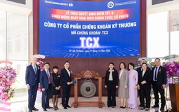 Niêm yết và chính thức giao dịch hơn 2,31 cổ phiếu chứng khoán TCBS (TCX) ngày 21/10
