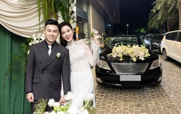 Dàn xe đón dâu bạc tỷ trong lễ cưới Hoa hậu Đỗ Hà và doanh nhân Viết Vương