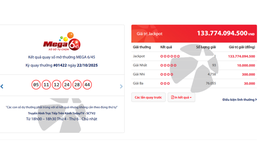 Một người trúng độc đắc Vietlott gần 134 tỷ đồng