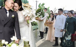 3 chi tiết CỰC ĐẮT trong đám cưới Hoa hậu Đỗ Thị Hà