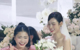 Bất ngờ thân thế cô gái bắt được hoa cưới của Đỗ Hà - Viết Vương