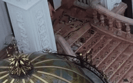 Clip quay lén biệt thự 500 tỷ của Ngân Collagen: Phản ứng của người phụ nữ khi phát hiện flycam