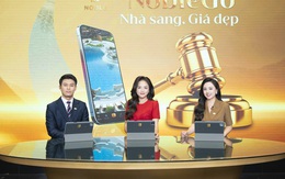 Bất ngờ nhà phố 100m² mặt đường nối Hoàng Quốc Việt kéo dài chốt deal 34 tỷ trên sóng livestream