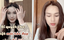 HH Đỗ Hà dưỡng tóc bằng cách này: Nghiền viên B1 trộn cùng dầu dừa để tóc nhanh dài và dày