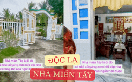 Độc lạ nhà miền Tây: Rộng như mê cung, gạch hoa mỗi phòng một kiểu, tiến vào khu bếp ai nấy đều "giật mình"