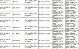 294 chủ xe đi ngược chiều, đi trên vỉa hè có biển số sau nhanh chóng nộp phạt nguội theo Nghị định 168