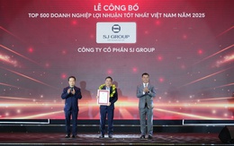 SJ Group được vinh danh trong Top 500 Doanh nghiệp lợi nhuận tốt nhất Việt Nam năm 2025