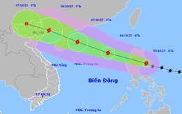 Bão Matmo tăng cấp rất nhanh, cường độ mạnh khi vào vịnh Bắc Bộ