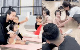 Tan chảy trước sự đáng yêu của gái út nhà Khánh Thi - Phan Hiển: Mới 2 tuổi đã được đi học múa, nhìn bé ép dẻo mà mê