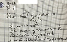 Bài văn tả cô giáo của học sinh lớp 3 khiến cộng đồng mạng cười rớt nước mắt: Thật đến mức... thương cô nhiều hơn!