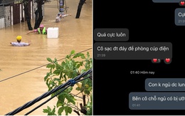 Cuộc gọi không được hồi âm của những đứa con "không ở cạnh ba má" giữa lúc lũ lên cao