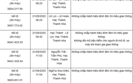 412 chủ xe máy có biển số sau nhanh chóng nộp phạt nguội theo Nghị định 168