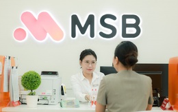 MSB lãi hơn 4.760 tỷ đồng trong 9 tháng đầu năm, tiền gửi của khách hàng tăng mạnh
