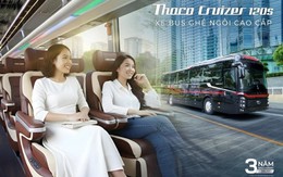 Ra mắt xe ghế ngồi cao cấp THACO Cruizer 120S thế hệ mới phiên bản 29 chỗ