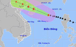 Tin mới nhất về bão số 11 Matmo: Giật cấp 15 gây mưa rất to, 6 tỉnh sau đặc biệt chú ý