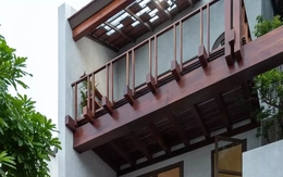 Thiết kế nhà phố đan xen phong cách hiện đại kết hợp với truyền thống