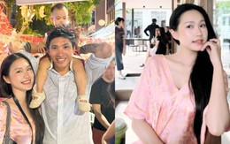 Doãn Hải My cùng Đoàn Văn Hậu đưa quý tử đi chơi Trung thu, visual "bạch nguyệt quang" gây sốt cõi mạng