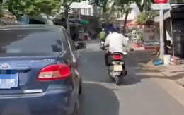 Ô tô biển xanh đi vào đường cấm ở TP HCM bị CSGT tìm ra