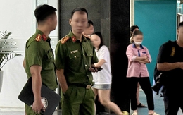 Làm việc với Shark Bình, nhiều công an có mặt tại công ty