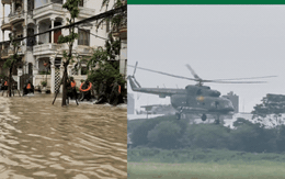 Không một thước phim điện ảnh nào có thể đẹp hơn: Màu áo xanh đến trong mưa, dầm mình giữa lũ giúp dân