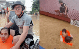 "Người hùng thầm lặng" giữa dòng nước lũ: Ông bố 6 con vượt hàng trăm cây số từ Hà Nội về Thái Nguyên để hỗ trợ người dân vùng lũ