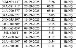 221 xe máy, ô tô Hà Nội có biển số sau nhanh chóng nộp phạt nguội theo Nghị định 168