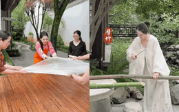 Phú bà ở biệt phủ 1200m2 làm gì lúc rảnh: Mang 5000 con tằm về làm chăn tặng mẹ chồng, chặt tre ngay tại nhà làm giấy tặng chồng, bảo sao được yêu chiều đến thế!