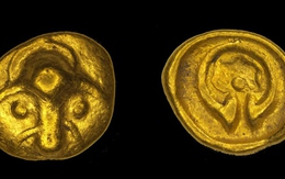 Dò kim loại trên cánh đồng, người đàn ông tìm thấy kho báu quý giá