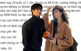 Bảng chi tiêu hết nói nổi