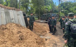 Quân đội Thái Lan xây dựng chiến hào phòng thủ, hầm trú ẩn dọc biên giới Campuchia