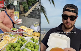 Khách Tây mua 50k xoài, dân mạng "nín thở" xem người bán nhặt từng quả