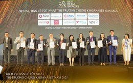 Công bố 10 CTCK có dịch vụ bán lẻ tốt nhất thị trường chứng khoán Việt Nam - Best Retail Brokers 2025