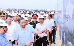 Trước ngày trọng đại, Tổng Bí thư Tô Lâm thị sát và động viên toàn lực lượng thi công siêu dự án 16 tỷ USD của Việt Nam