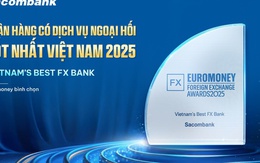 Sacombank năm thứ 3 liên tiếp được Euromoney vinh danh “Ngân hàng có dịch vụ ngoại hối tốt nhất Việt Nam”