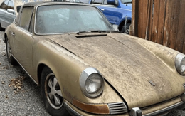 Chiếc Porsche 911 Targa cổ nằm trong rừng thông 31 năm bất ngờ được phát hiện